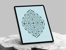 وکتور ترنج نقوش ساده سنتی خلاقانه