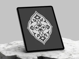 وکتور ترنج طرح المان و نقوش سنتی رایگان