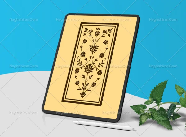 وکتور طرح نقوش تذهیب رایگان