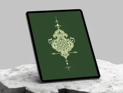 وکتور نشان تذهیب خلاقانه