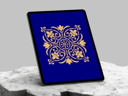 وکتور موتیف سنتی کرم رنگ