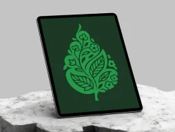 نقوش گل و برگ طرح درخت