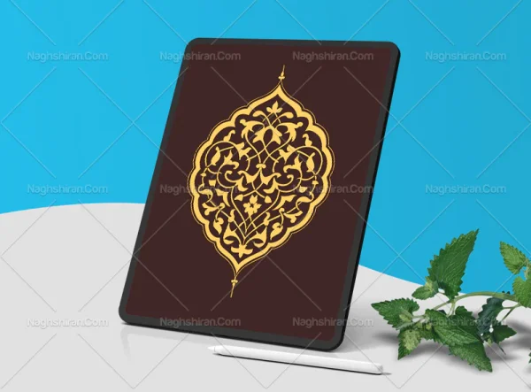 طرح ترنج نقوش اسلیمی
