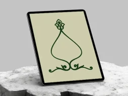 کادر ساده سنتی سبز