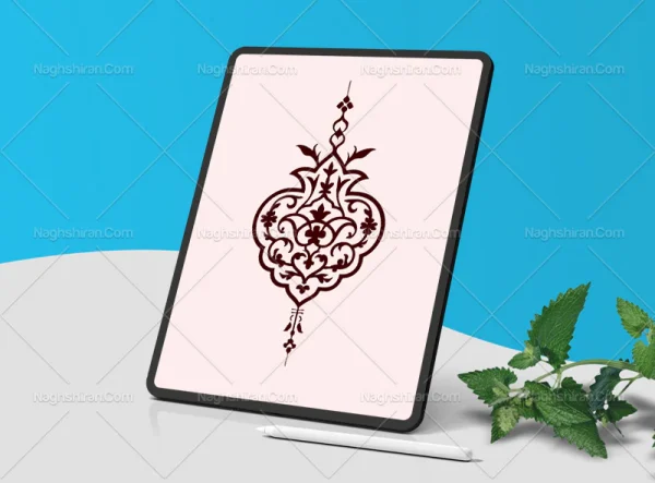 نشان تذهیب رنگی
