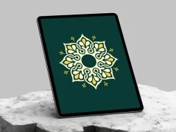 نشان سفید و زرد سنتی