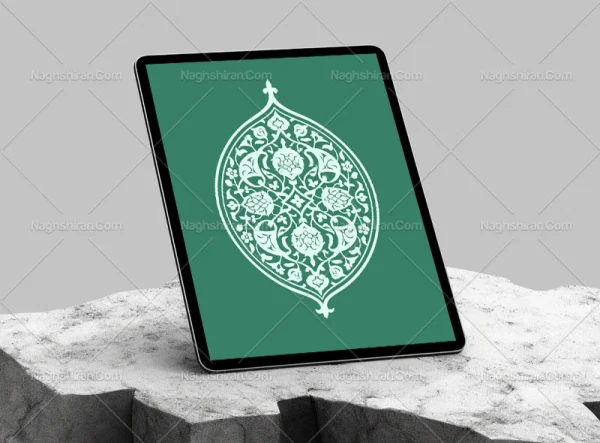ترنج نقوش سنتی سفید