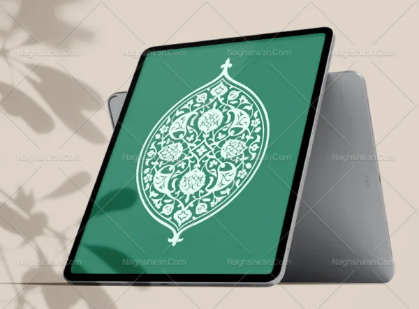 ترنج نقوش سنتی سفید