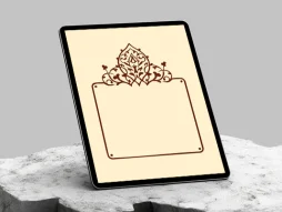 نقش و نگار سنتی طرح حاشیه