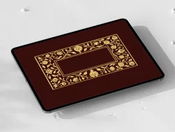 حاشیه نقش و نگار سنتی مستطیل