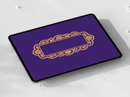 حاشیه مستطیل نقوش سنتی
