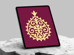 طرح نشان نقوش سنتی رنگی