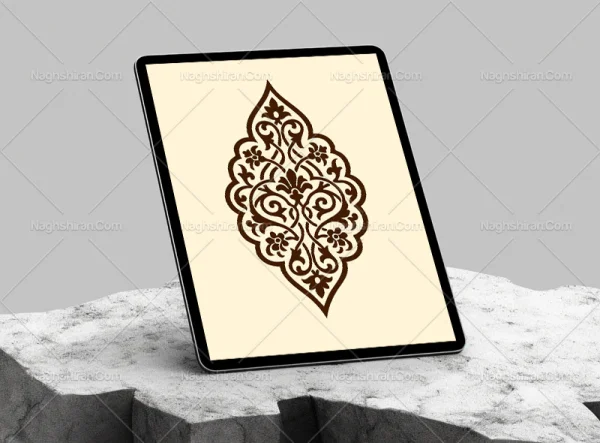 طرح ترنج نقوش ختایی
