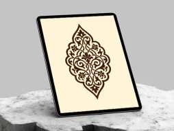 طرح ترنج نقوش ختایی