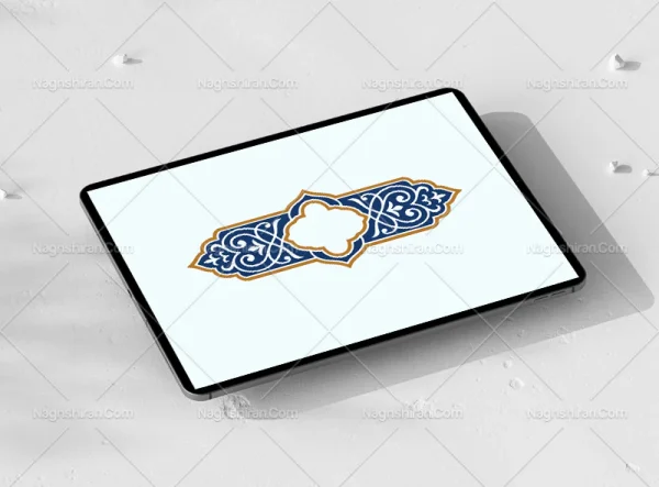 حاشیه طرح ترنح سنتی رنگی