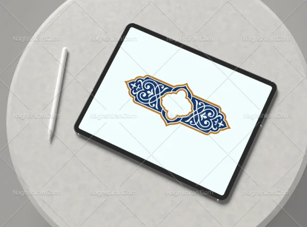 حاشیه طرح ترنح سنتی رنگی