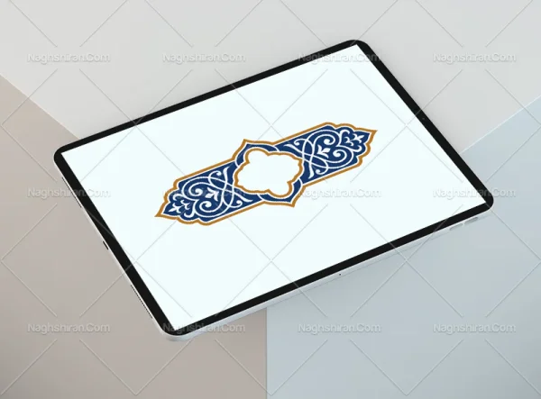 حاشیه طرح ترنح سنتی رنگی