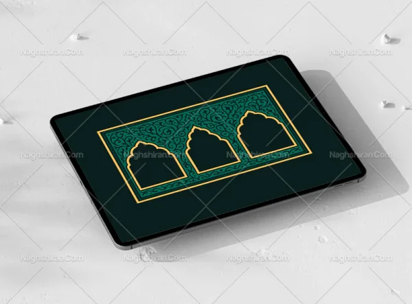 محراب طرح حاشیه سه عددی سنتی