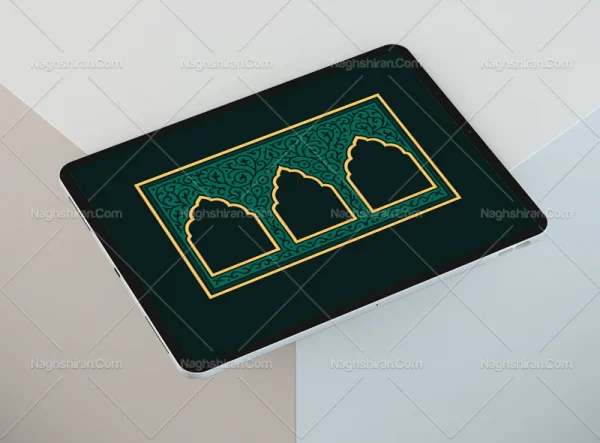 محراب طرح حاشیه سه عددی سنتی