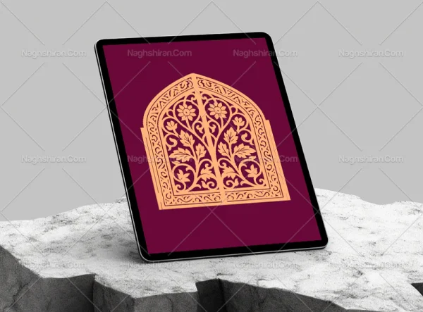 محراب طرح برگ و گل سنتی