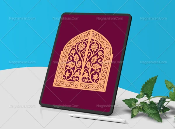 محراب طرح برگ و گل سنتی