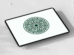 نشان دایره ای نقوش اسلیمی