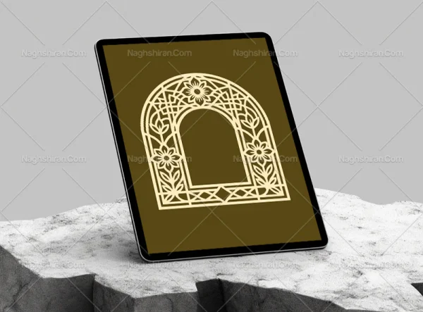 محراب طرح سنتی هندسی