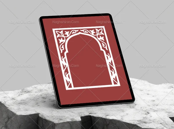 محراب طرح گل و برگ سنتی