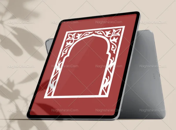 محراب طرح گل و برگ سنتی
