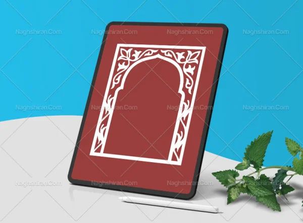 محراب طرح گل و برگ سنتی