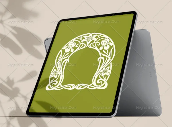 محراب طرح گل و بوته سنتی