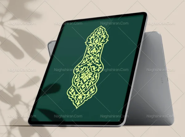 نشان طرح خاص گل های ختایی