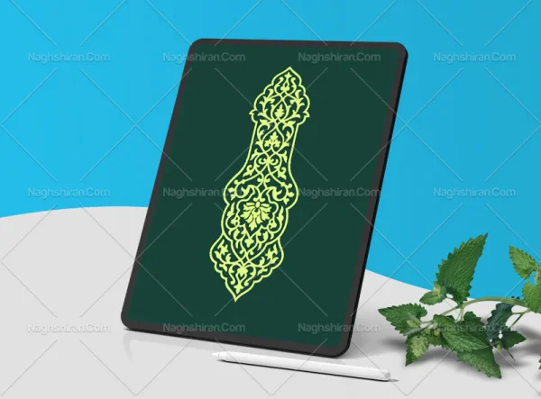 نشان طرح خاص گل های ختایی