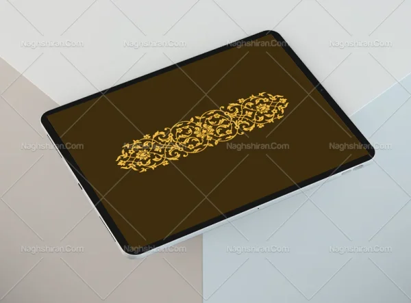 طرح قلمدان تذهیب