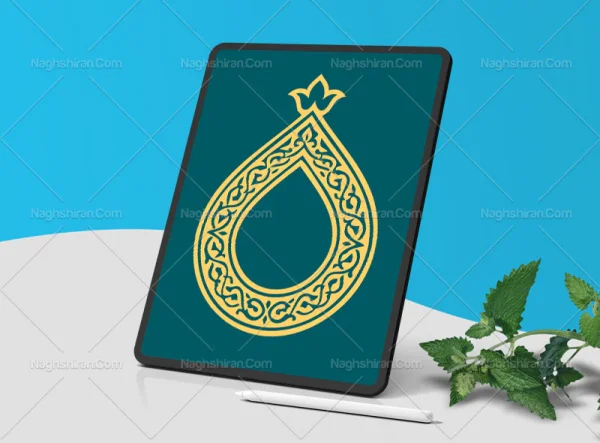 حاشیه طرح قطره سنتی
