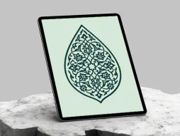 نشان طرح قطره اسلیمی ختایی