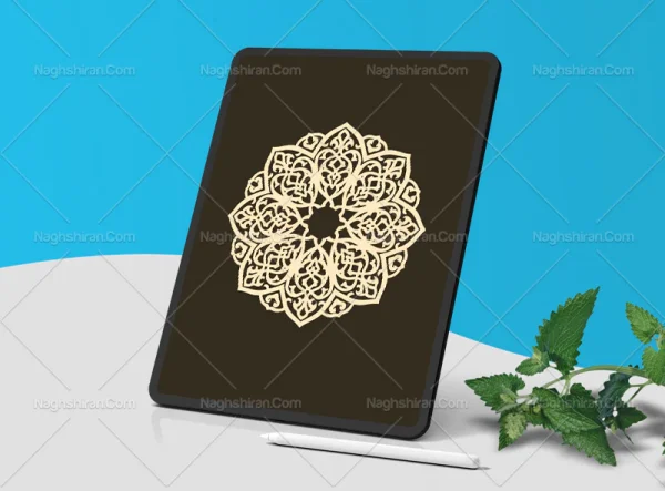 طرح شمسه نقوش سنتی
