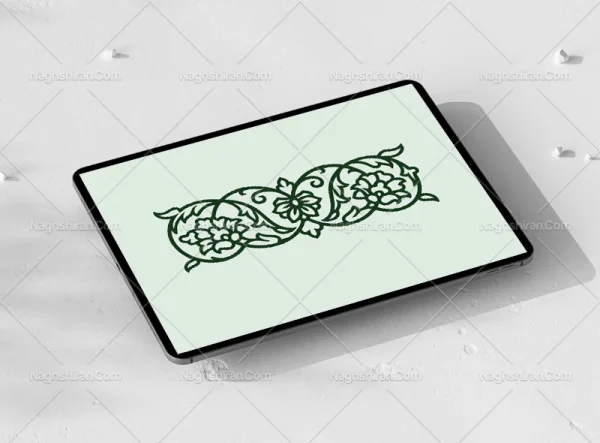 واگیره حاشیه گل های ختایی