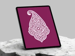 وکتور بته جقه نقوش سنتی