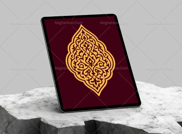 ترنج طرح نقوش سنتی