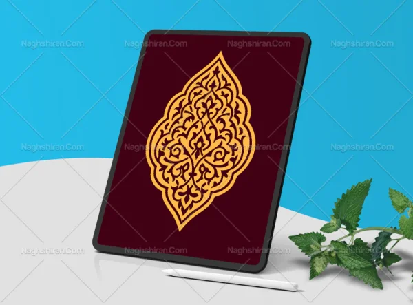 ترنج طرح نقوش سنتی