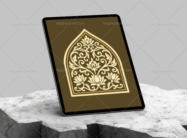 محراب طرح نقش و نگار سنتی