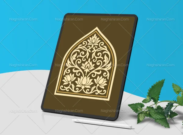 محراب طرح نقش و نگار سنتی