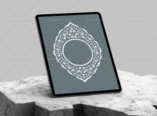 حاشیه طرح ترنح تذهیب