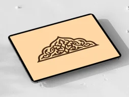طرح نیم ترنج نقوش سنتی