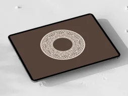 حاشیه دایره نقش و نگار سنتی