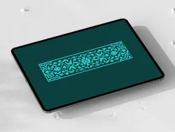 طرح کتیبه نقوش ختایی اسلیمی