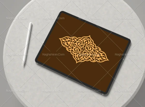 ترنج نقوش اسلیمی سنتی