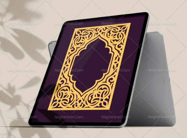 وکتور حاشیه طرح نقوش سنتی