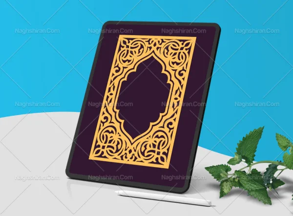 وکتور حاشیه طرح نقوش سنتی